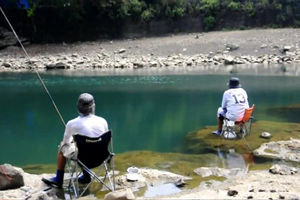 天才老钓手山间清潭绿水垂钓野鱼钓趣行 [视频]