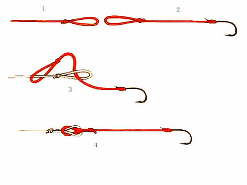 钓草鱼串钩的绑法图解图片