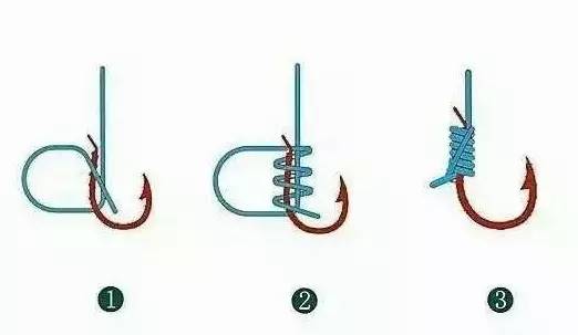 鱼钩绑法教程图片